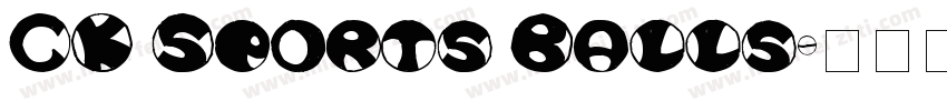 CK Sports Balls字体转换